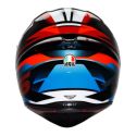 Casco Integrale Agv K1 S E2206 Graphic Fastlap Black/red/bl