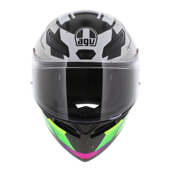 Casco Integrale Agv K1 S E2206 Graphic Punkpulse Black/purp