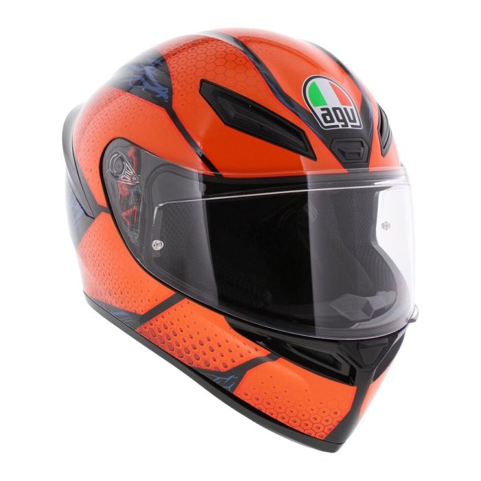 Casco Integrale Agv K1 S E2206 Graphic Speedarmor Black/ora