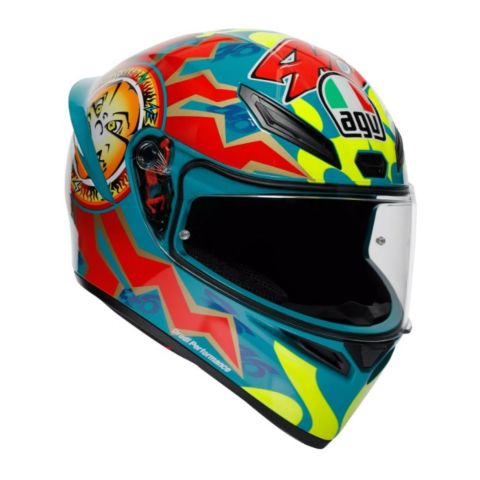 Casco Integrale Agv K1 S E2206 Replica Rossi Mugello 1999