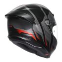 Casco Integrale Agv K6 S E2206 Mplk Graphic Karve Matt Black/gre