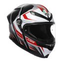 Casco Integrale Agv K6 S E2206 Mplk Graphic Karve Matt Black/whi