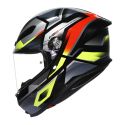Casco Integrale Agv K6 S E2206 Mplk Graphic Erazer Black/red/yel