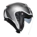 Casco Agv Irides E2206 Trieste Matt Black/white/red