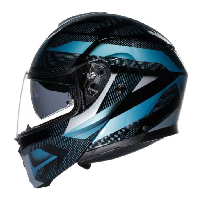 Casco Agv Streetmodular Ledro E2206 Mplk Matt Black/powder Bl