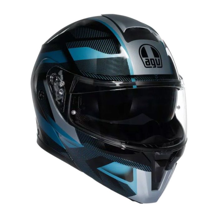 Casco Agv Streetmodular Ledro E2206 Mplk Matt Black/powder Bl