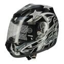 Casco Integrale Fm W10 Nero Fantasia