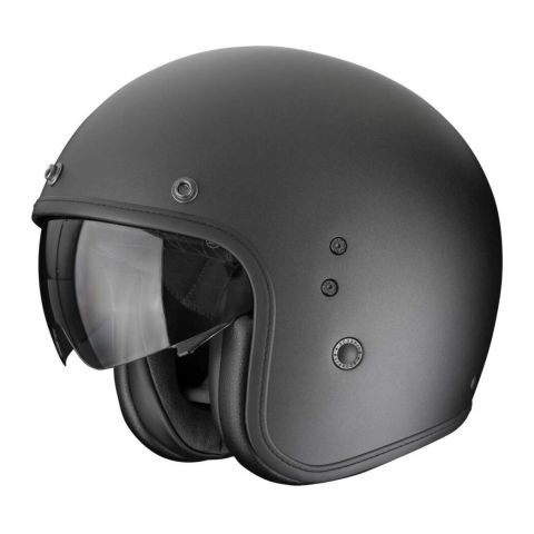 Casco Jet Scorpion Belfast Evo Nero Perla Opaco