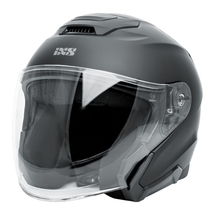 Casco Jet Ixs Rapid J 1.0 Mono Nero Opaco
