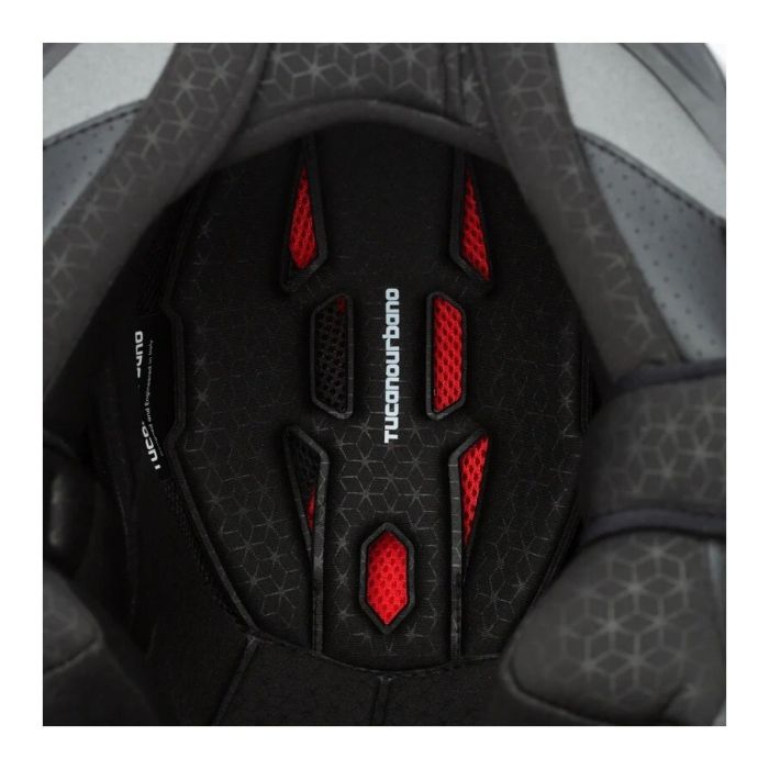 Interno Con Guanciali Per Casco Tucano Urbano Fastflip Nero
