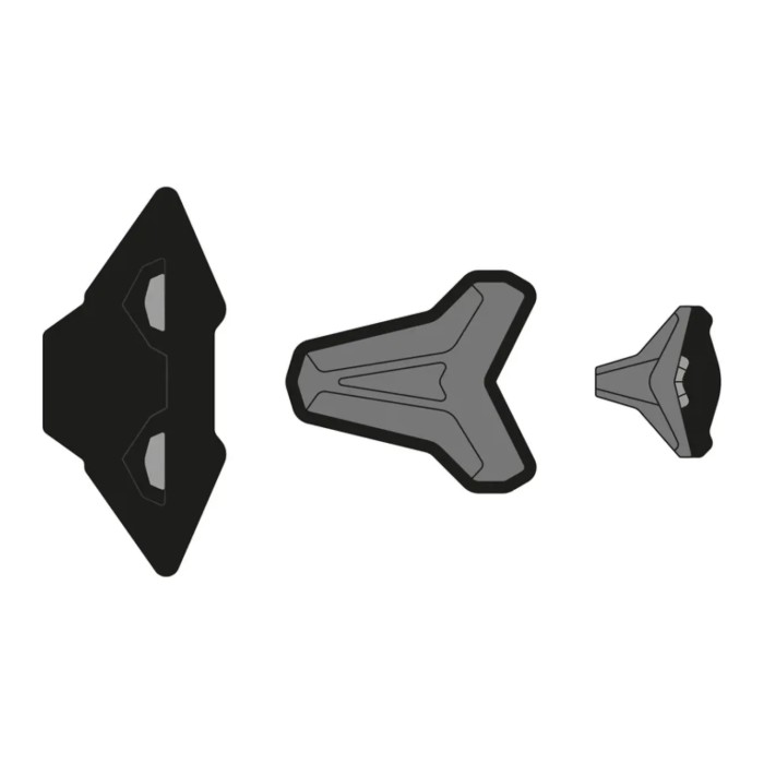 Kit Aerazione Per Tucano Urbano Fastflip: 3 Prese D'aria Glossy Pearl White