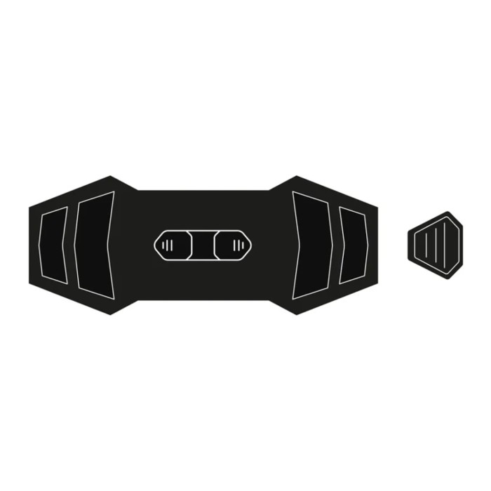 Kit Aerazione Per Tucano Urbano Hyperlink: 2 Prese D'aria Nero