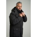 Herren Parka 7/8 Overside Shire 060154 Schwarz