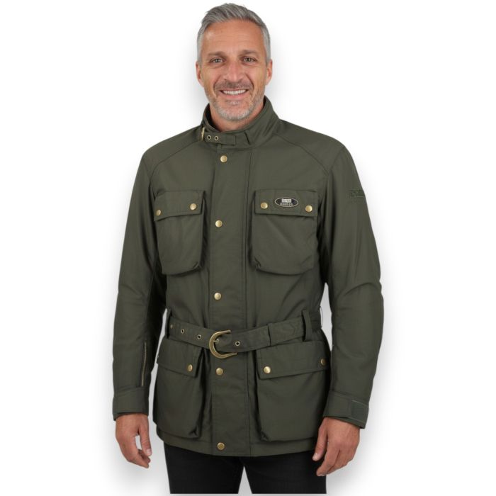 Giacca Ixs Tartan Verde Oliva