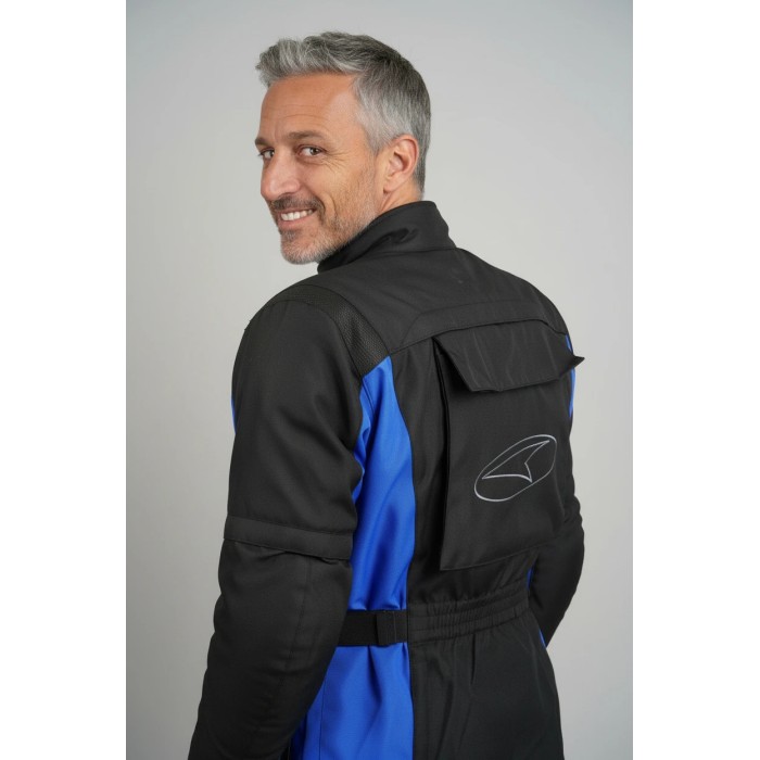 Chaqueta Técnica Axo Hombre / Mujer Tour Pro 3 Capas Blue Fant