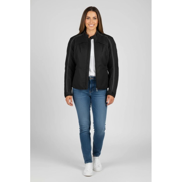 Chaqueta de mujer con protectores Chloe Frank Thomas negro