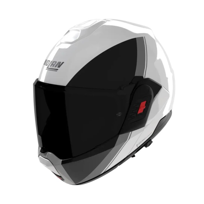 Casco Nolan N120-1 Verniciatura Speciale Perla Nero Grigio