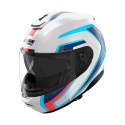 Casco Modulare Nolan N100-6 Radiante Bianco Blu Rosso