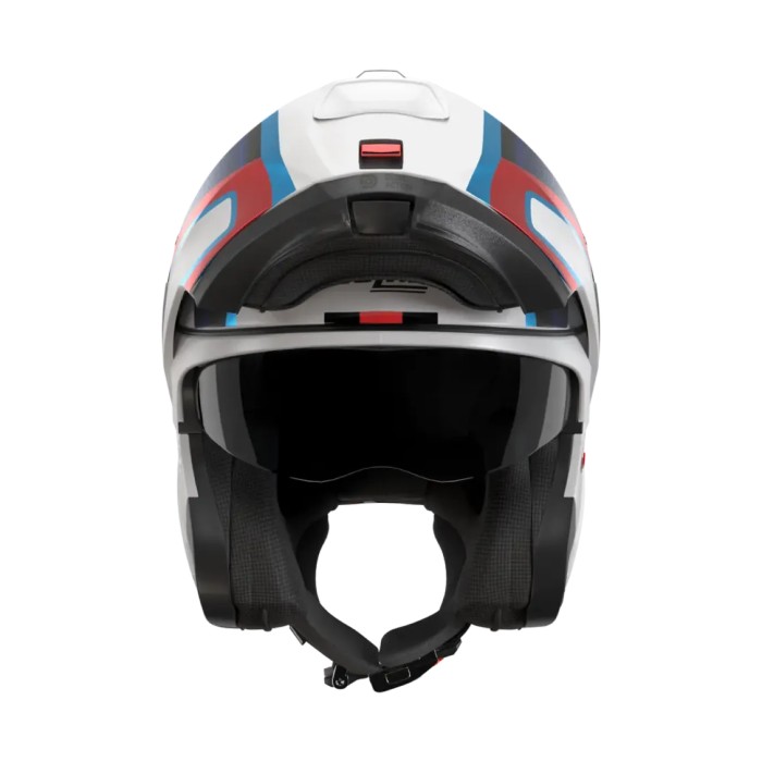 Casco Modulare Nolan N100-6 Radiante Bianco Blu Rosso