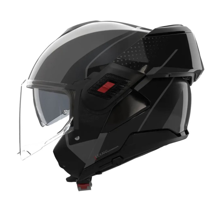 Casco Nolan N120-1 Fluente Grigio Lava Nero Antracite