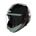 Casco Nolan N120-1 Blocco Nero Antracite Verde