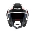 Casco Nolan N120-1 Ciclone Bianco Nero Rosso