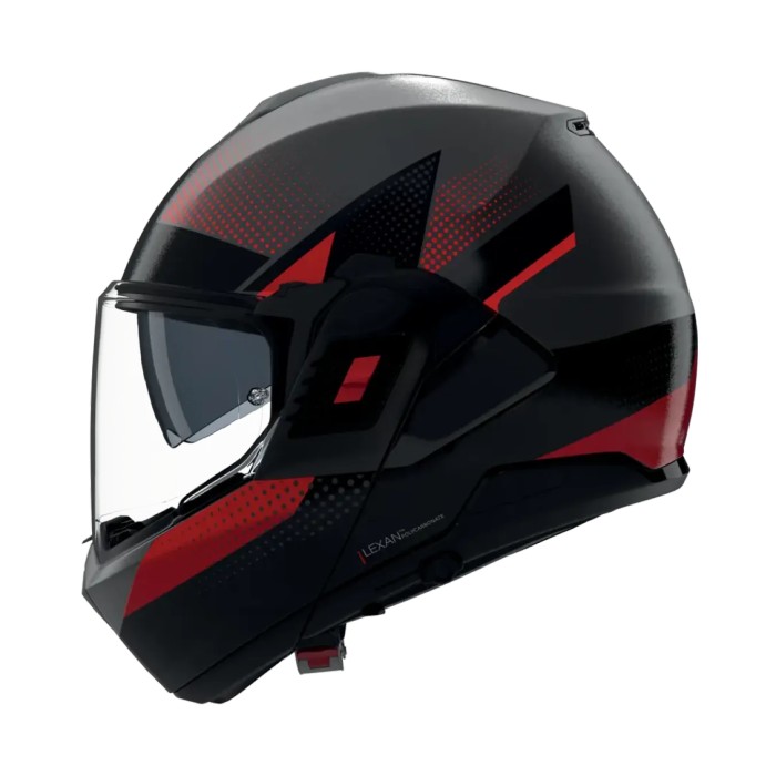 Casco Nolan N120-1 Ciclone Grigio Lava Nero Ros