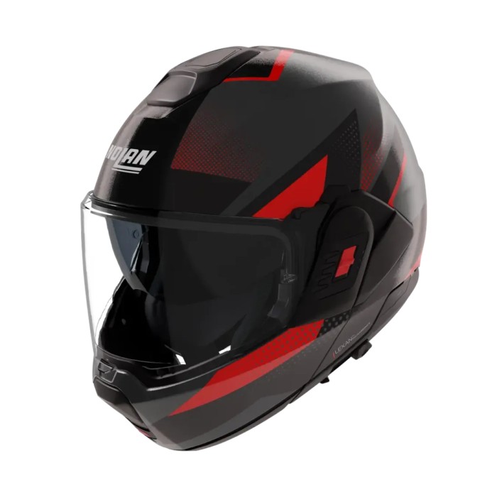 Casco Nolan N120-1 Ciclone Grigio Lava Nero Ros