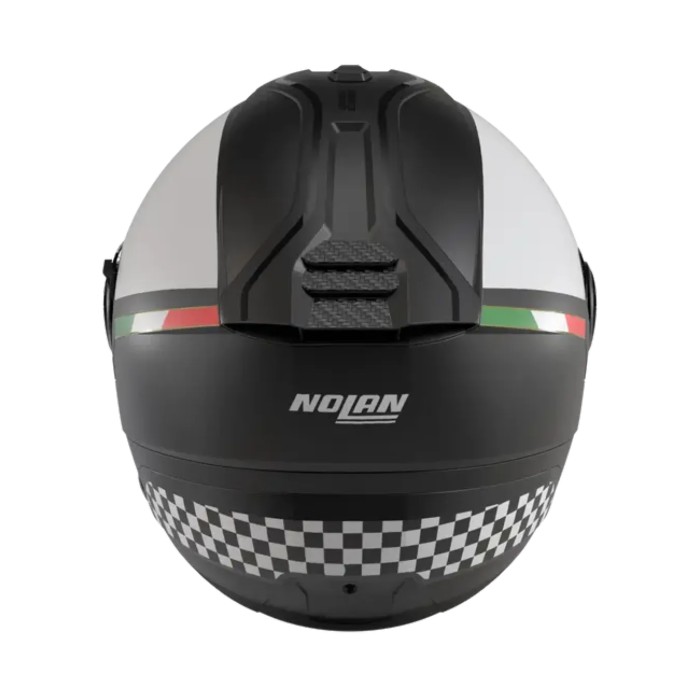Casco Nolan N40-5 06 Bellavista Nero Bianco Scacchi