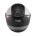 Casco Nolan N40-5 06 Bellavista Nero Bianco Scacchi