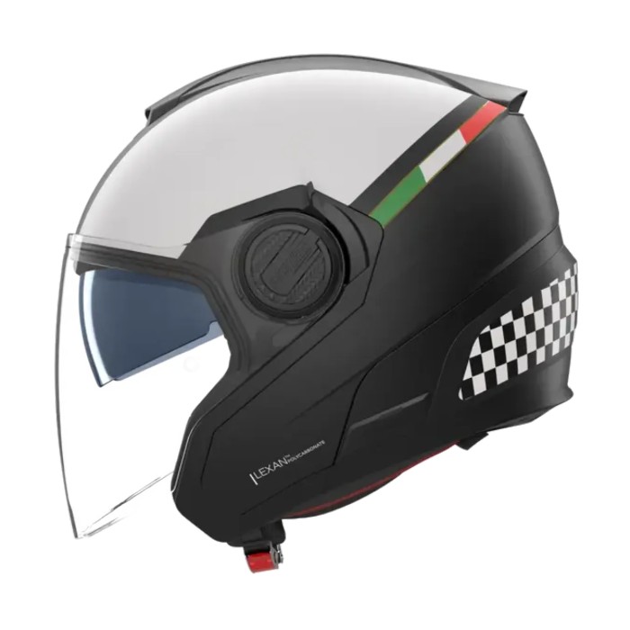Casco Nolan N40-5 06 Bellavista Nero Bianco Scacchi