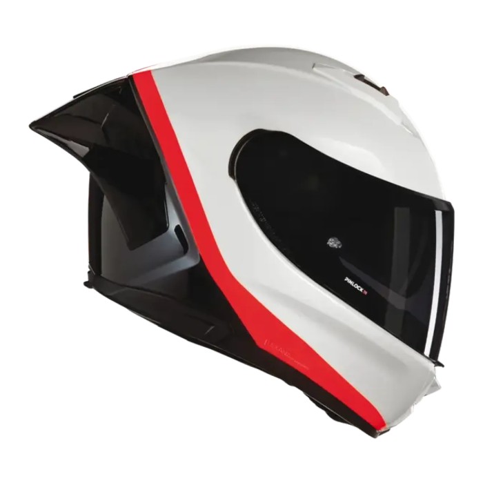 Casco Nolan N60-6 Sport Verniciatura Speciale Perla Nero Arancione