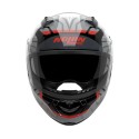 Casco Nolan N60-6 Eclettico Nero Grigio Rosso
