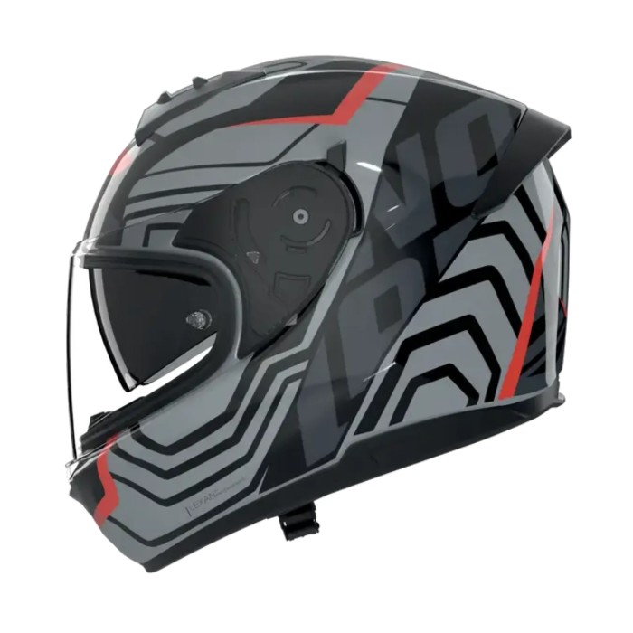 Casco Nolan N60-6 Eclettico Nero Grigio Rosso