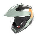 Casco Nolan N70-2 X 06 Selvado Nero Verde Grigio Bianco Arancione
