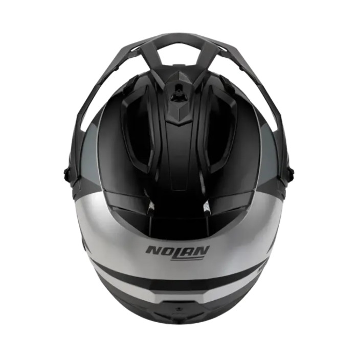Casco Nolan N70-2 X 06 Turbine Bianco Nero Grigio