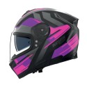 Casco Nolan N80-8 Trittico Nero Fucsia Antracit