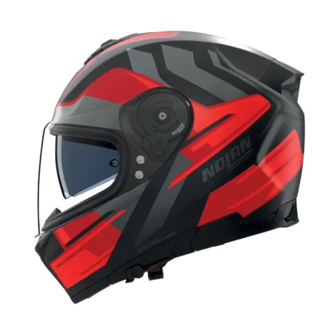 Casco Nolan N80-8 Trittico Nero Rosso Antracite