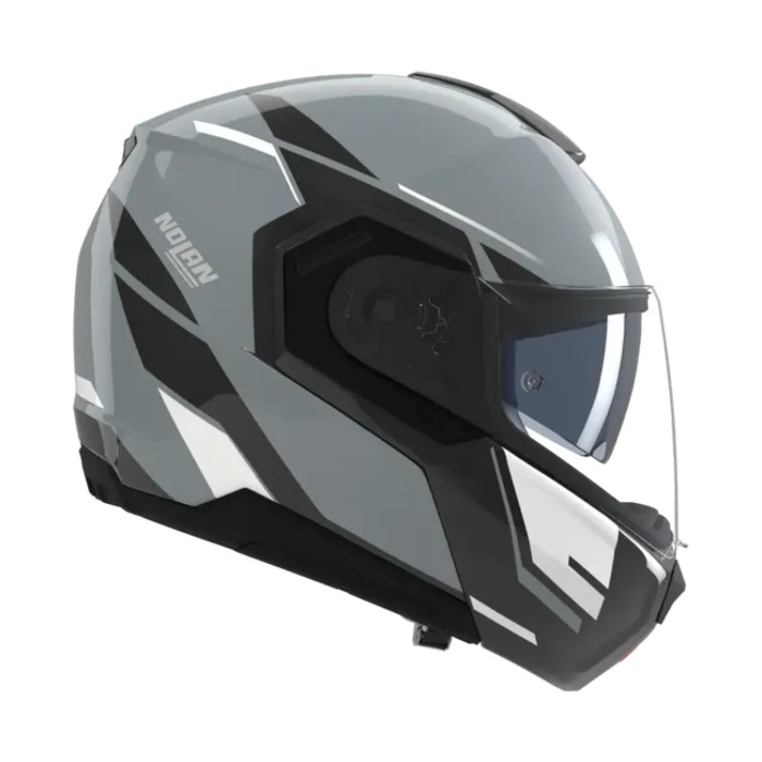 Casco Nolan N90-3 06 Sincrono Grigio Nero Bianco