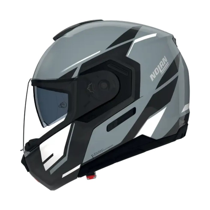 Casco Nolan N90-3 06 Sincrono Grigio Nero Bianco