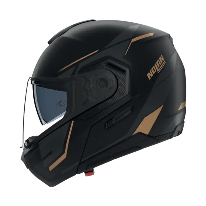 Casco Nolan N90-3 06 Sincrono Nero Antracite Oro