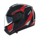 Casco Nolan N90-3 06 Sincrono Nero Rosso Bianco
