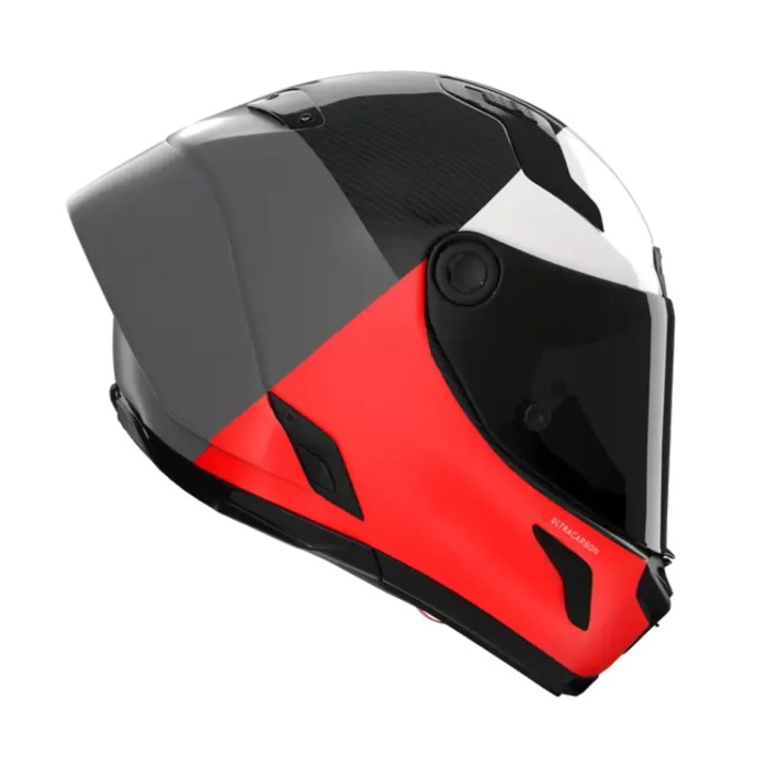 Casco X-lite X-804 Rs Blocco Grigio Lava Rosso Bianco
