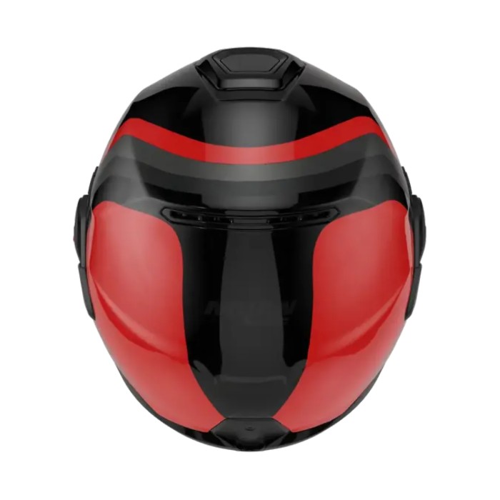 Casco Nolan N120-1 Lineo Nero Rosso Grigio