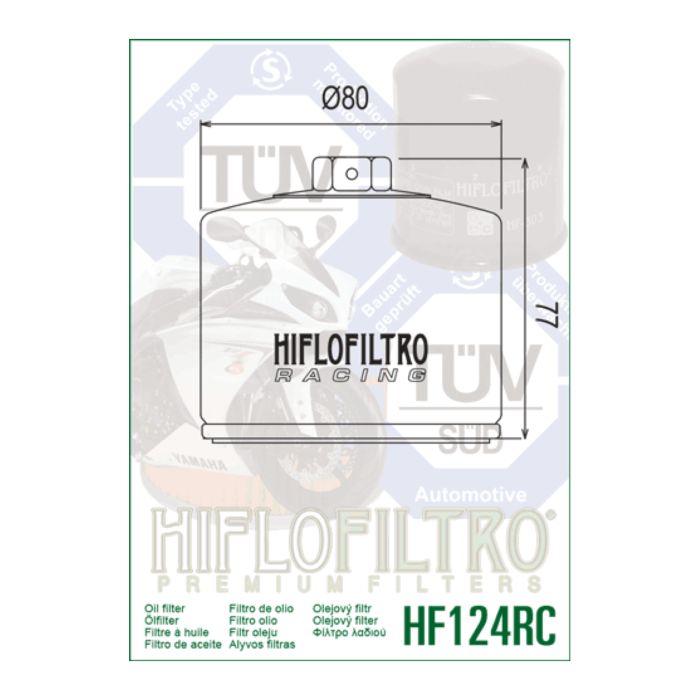 Filtro Olio Hiflo Hf124rc Kawasaki H2 1000 15-