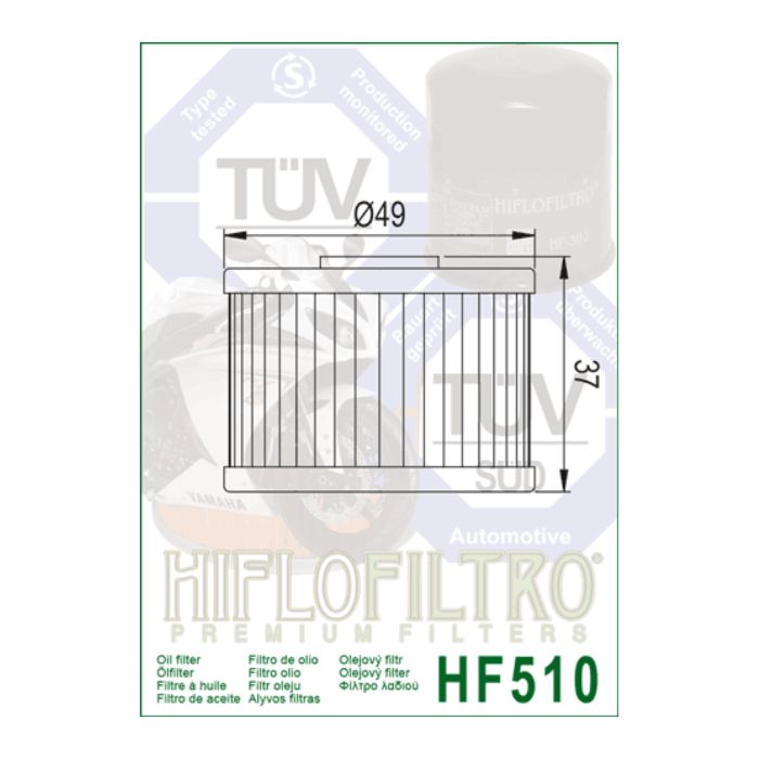Filtro Olio Hiflo Hf510 Royal Enfield Hymalayan 411 18-
