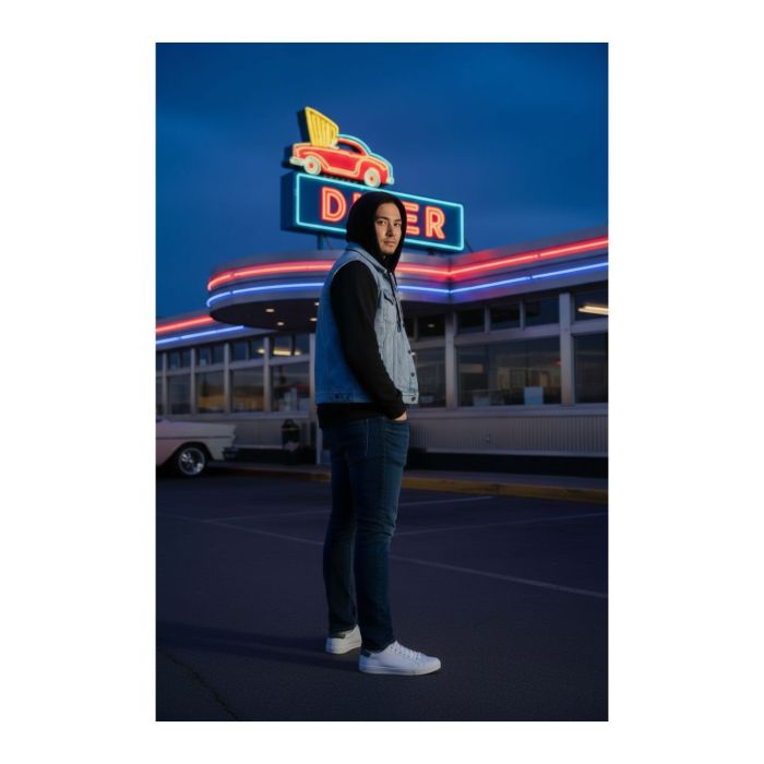 Jeans Sweat-shirt Rusty Pistons Garret Black