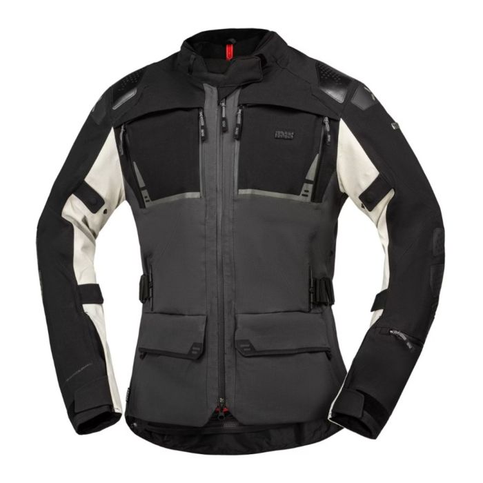 Giacca Con Membrana Laminata Ixs Tourster-stx 2.0 Grigio Scuro-nero-gr