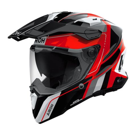 Casco AirohCommander 2 Skip Red Gloss