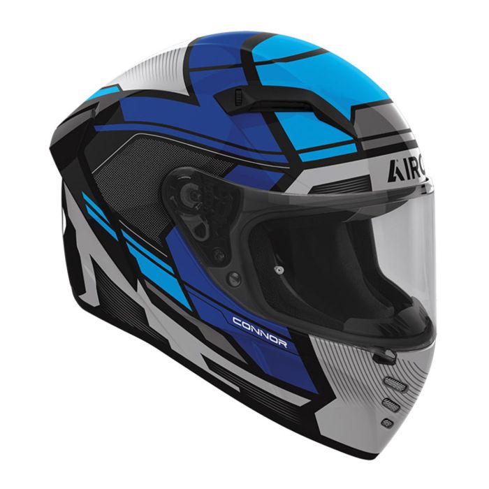 Casco AirohConnor Ego Blue Gloss